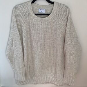 Old Navy Off-White Knit Pullover